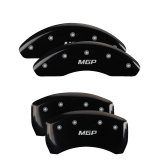 MGP 4 Caliper Covers Engraved Front & Rear MGP Black finish silver ch thumbnail 6