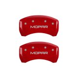 MGP 4 Caliper Covers Engraved Front & Rear MOPAR Yellow finish black ch thumbnail 9