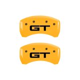 MGP 4 Caliper Covers Engraved Front 2015/Mustang Engraved Rear 2015/50 Black finish silver ch thumbnail 9
