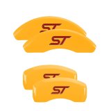MGP 4 Caliper Covers Engraved Front & Rear MGP Yellow finish black ch thumbnail 5