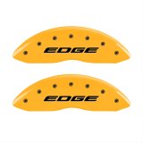 MGP 4 Caliper Covers Engraved Front & Rear EDGE/2015 Yellow finish black ch thumbnail 2