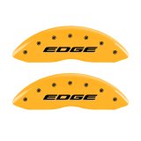 MGP 4 Caliper Covers Engraved Front & Rear EDGE/2015 Yellow finish black ch thumbnail 7