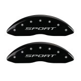 MGP 4 Caliper Covers Engraved front & Rear 2015/Sport Black finish silver ch thumbnail 7