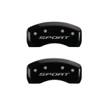 MGP 4 Caliper Covers Engraved front & Rear 2015/Sport Black finish silver ch thumbnail 9