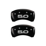 MGP 4 Caliper Covers Engraved Front 2015/Mustang Engraved Rear 2015/50 Black finish silver ch thumbnail 9
