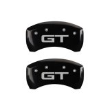 MGP Rear set 2 Caliper Covers Engraved Rear 2015/GT Black finish silver ch thumbnail 1