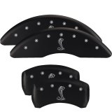 MGP Rear set 2 Caliper Covers Engraved Rear 2015/GT Black finish silver ch thumbnail 5