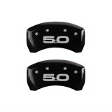 MGP Rear set 2 Caliper Covers Engraved Rear 2015/50 Black finish silver ch thumbnail 1