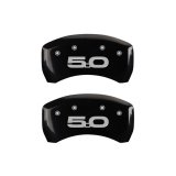 MGP Rear set 2 Caliper Covers Engraved Rear 2015/50 Black finish silver ch thumbnail 2