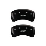 MGP Rear set 2 Caliper Covers Engraved Rear MGP Black finish silver ch thumbnail 4