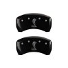 MGP Rear set 2 Caliper Covers Engraved Rear Tiffany Snake Black finish silver ch thumbnail 7