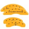 MGP 4 Caliper Covers Engraved Front 2015/Mustang Engraved Rear 2015/Bar & Pony Yellow fnsh black ch thumbnail 8