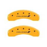 MGP 4 Caliper Covers Engraved Front & Rear Block/Challenger Black finish silver ch thumbnail 9