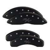 MGP 4 Caliper Covers Engraved Front & Rear Block/Challenger Red finish silver ch thumbnail 7