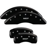 MGP 4 Caliper Covers Engraved Front & Rear MGP Black finish silver ch thumbnail 6