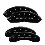 MGP 4 Caliper Covers Engraved Front & Rear Gen 5/Camaro Black finish silver ch thumbnail 2