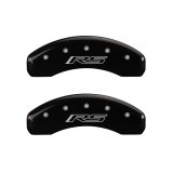MGP 4 Caliper Covers Engraved Front & Rear Gen 5/RS Black finish silver ch thumbnail 9