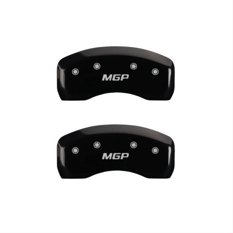 MGP 4 Caliper Covers Engraved Front & Rear MGP Black finish silver ch thumbnail 2