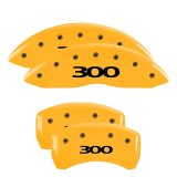 MGP 4 Caliper Covers Engraved Front & Rear MGP Yellow finish black ch thumbnail 5