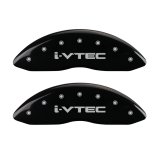 MGP 4 Caliper Covers Engraved Front & Rear i-Vtec Black finish silver ch thumbnail 5