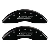 MGP 4 Caliper Covers Engraved Front & Rear Gen 5/SS Black finish silver ch thumbnail 4