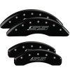 MGP 4 Caliper Covers Engraved Front & Rear Gen 5/SS Black finish silver ch thumbnail 8