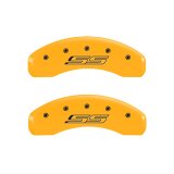 MGP 4 Caliper Covers Engraved Front & Rear Gen 5/SS Yellow finish black ch thumbnail 2