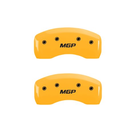 MGP 4 Caliper Covers Engraved Front & Rear Circle K/Kia Black finish silver ch thumbnail 9