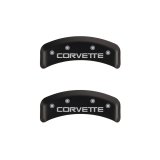 MGP 4 Caliper Covers Gloss Red Engraved with Corvette C4 (Full Kit 4 Pieces) thumbnail 7