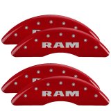 MGP 2019+ Ram 2500/3500 4 Caliper Covers Front & Rear - Red Finish W/MGP Logo thumbnail 2
