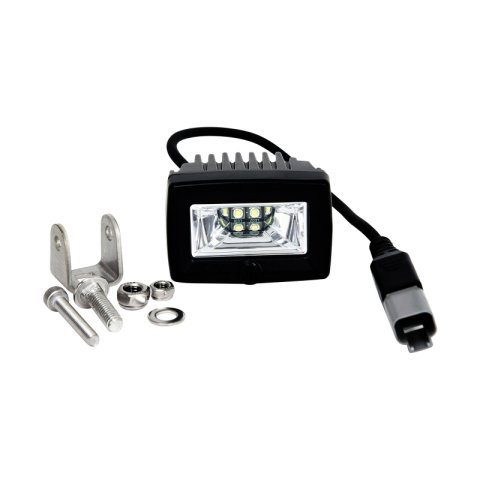 KC HiLiTES C-Series C2 LED 2in. Backup Area Flood Light 20w (Single) - Black thumbnail 3