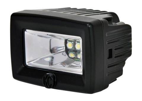 KC HiLiTES C-Series C2 LED 2in. Backup Area Flood Light 20w (Pair Pack System) - Black thumbnail 2