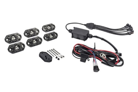 KC HiLiTES C-Series RGB LED Rock Light Kit (Incl. Wiring) - Set of 6 thumbnail 1