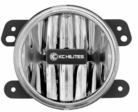 KC HiLiTES 10-18 Jeep JK 4in. Gravity G4 LED Light 10w SAE/ECE Clear Fog Beam (Single) thumbnail 2