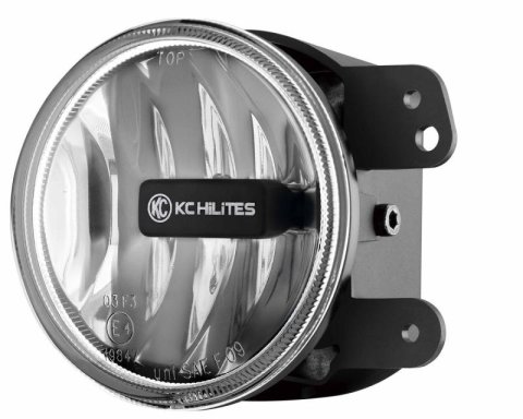 KC HiLiTES 10-18 Jeep JK 4in. Gravity G4 LED Light 10w SAE/ECE Clear Fog Beam (Single) thumbnail 3