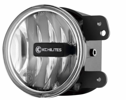 KC HiLiTES 10-18 Jeep JK 4in. Gravity G4 LED Light 10w SAE/ECE Clear Fog Beam (Single) thumbnail 5