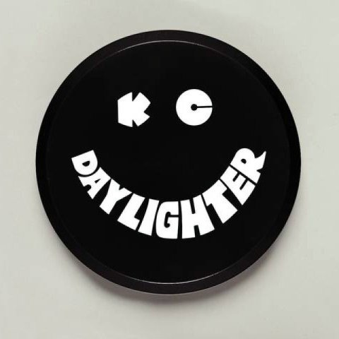 KC HiLiTES 6in. Round Hard Cover for Daylighter/SlimLite/Pro-Sport (Single) - Black w/White Smile thumbnail 1