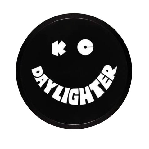 KC HiLiTES 6in. Round Hard Cover for Daylighter/SlimLite/Pro-Sport (Single) - Black w/White Smile thumbnail 3
