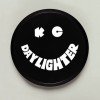 KC HiLiTES 6in. Round Hard Cover for Daylighter/SlimLite/Pro-Sport (Single) - Black w/White Smile thumbnail 4