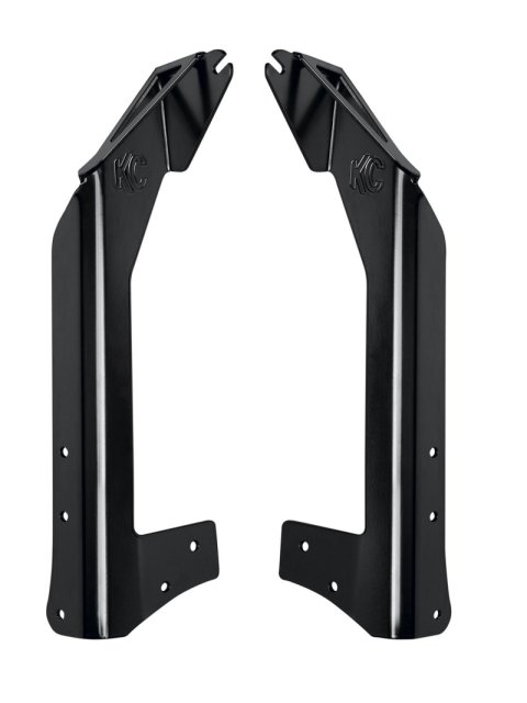 KC HiLiTES Jeep JK 50in. Overhead Xross Bar Light Mount (Bar Only/Req. Mount Brackets) - Black thumbnail 1