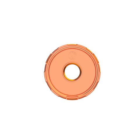 KC HiLiTES Cyclone V2 LED - Replacement Lens - Amber - Single thumbnail 1