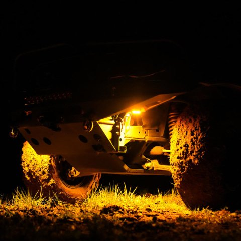 KC HiLiTES Cyclone V2 LED - Replacement Lens - Amber - Single thumbnail 4