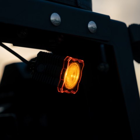 KC HiLiTES FLEX ERA 1 Single Light Shield ONLY (Amber) thumbnail 3