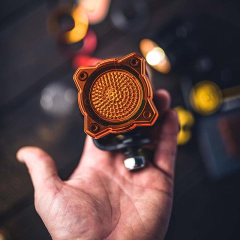 KC HiLiTES FLEX ERA 1 Single Light Shield ONLY (Amber) thumbnail 5
