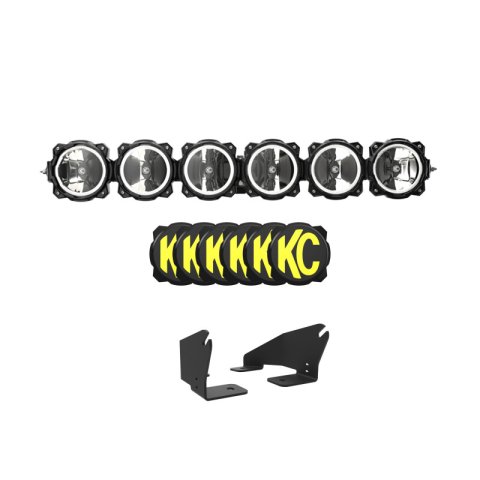 KC HiLiTES Gravity LED Pro6 Light Bar Kits 91343 Auxiliary Kits, 39 in. Gravity® Bar, 6-Light, Overhead/Roof Mount, Polaris RZR Pro R, Kit thumbnail 1