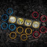 KC HiLiTES FLEX ERA LED Light Bar Bezel Kit for 10in. Segments - Red thumbnail 4