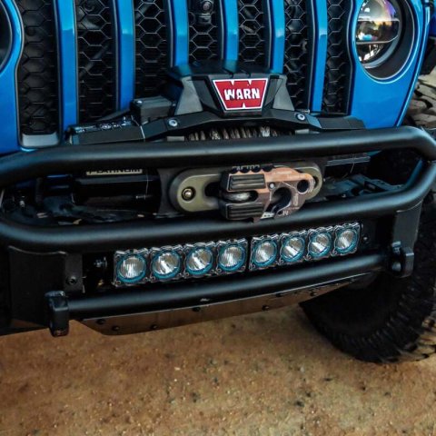 KC HiLiTES FLEX ERA LED Light Bar Bezel Kit for 10in. Segments - Blue thumbnail 3