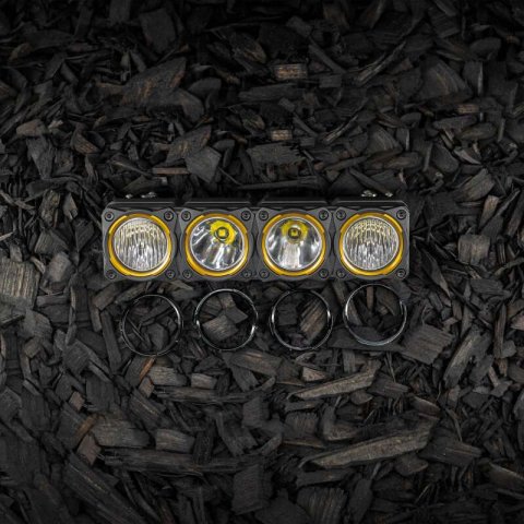 KC HiLiTES FLEX ERA LED Light Bar Bezel Kit for 10in. Segments - Gloss Black thumbnail 7