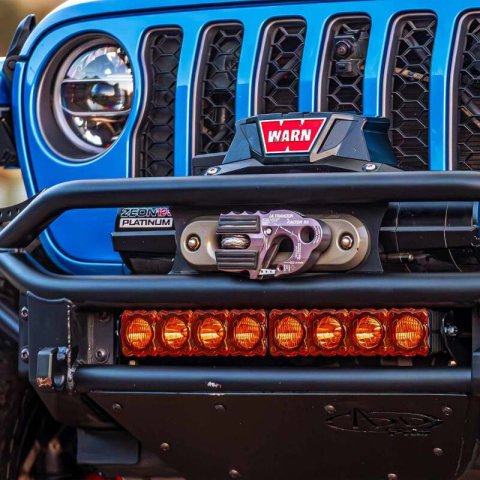 KC HiLiTES FLEX ERA LED Light Bar 10in. Light Shield - Amber (SHIELD ONLY) thumbnail 7