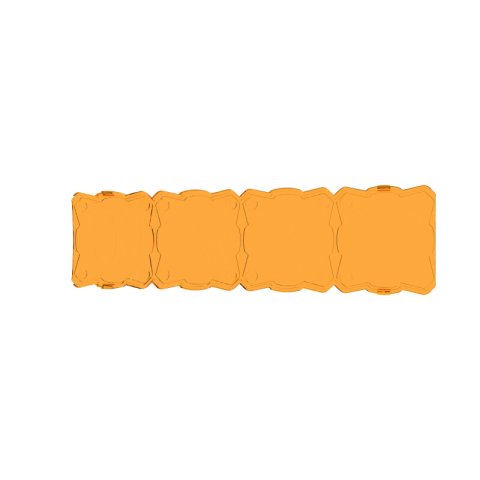 KC HiLiTES FLEX ERA LED Light Bar 10in. Light Shield - Amber (SHIELD ONLY) thumbnail 9